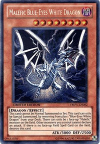 Malefic Blue-Eyes White Dragon [YMP1-EN002] Secret Rare | Exor Games New Glasgow