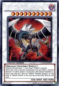 Malefic Paradox Dragon [YMP1-EN007] Secret Rare | Exor Games New Glasgow