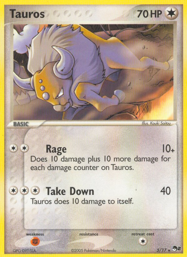 Tauros (5/17) [POP Series 2] | Exor Games New Glasgow