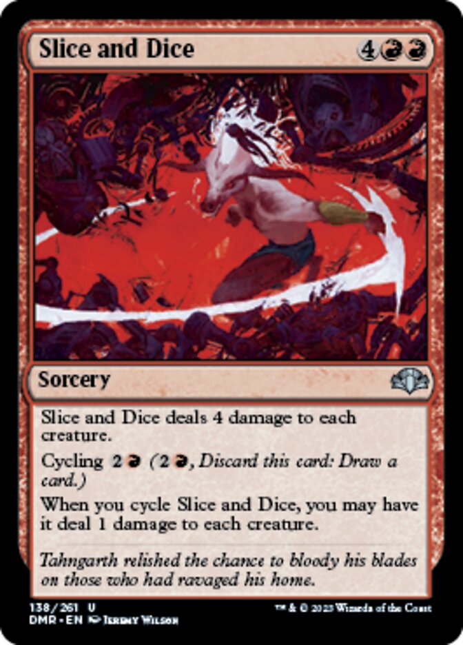 Slice and Dice [Dominaria Remastered] | Exor Games New Glasgow