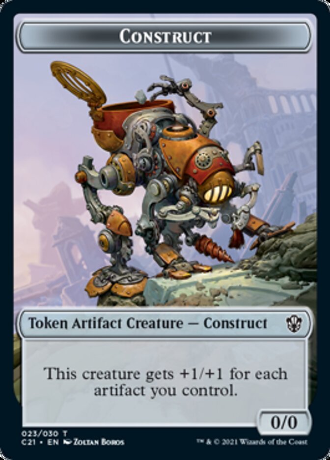 Copy // Construct Token (030) [Commander 2021 Tokens] | Exor Games New Glasgow