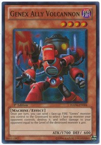 Genex Ally Volcannon [HA04-EN004] Super Rare | Exor Games New Glasgow