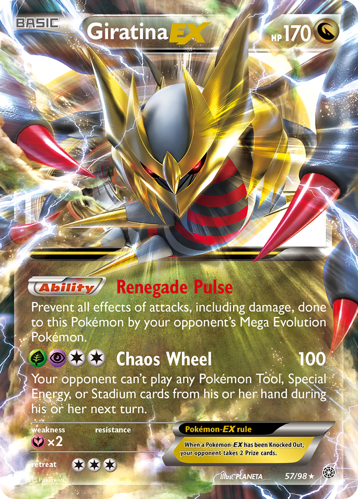 Giratina EX (57/98) [XY: Ancient Origins] | Exor Games New Glasgow