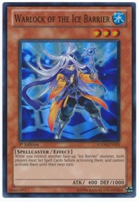 Warlock of the Ice Barrier [HA04-EN023] Super Rare | Exor Games New Glasgow