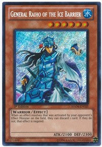 General Raiho of the Ice Barrier [HA04-EN025] Secret Rare | Exor Games New Glasgow