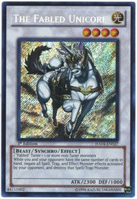 The Fabled Unicore [HA04-EN027] Secret Rare | Exor Games New Glasgow