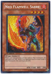 Neo Flamvell Sabre [HA04-EN035] Secret Rare | Exor Games New Glasgow