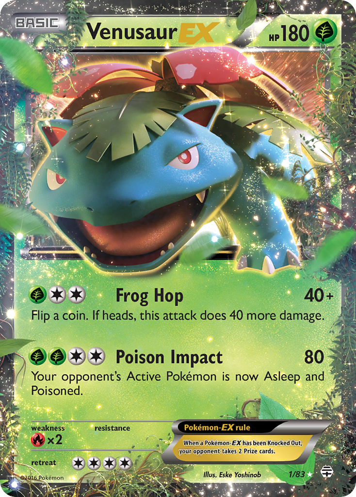 Venusaur EX (1/83) [XY: Generations] | Exor Games New Glasgow