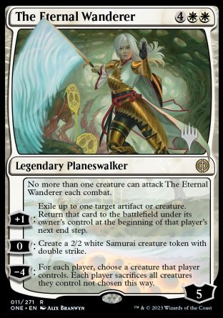 The Eternal Wanderer (Promo Pack) [Phyrexia: All Will Be One Promos] | Exor Games New Glasgow