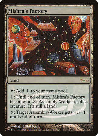 Mishra's Factory [Judge Gift Cards 2005] | Exor Games New Glasgow