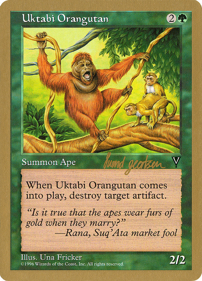 Uktabi Orangutan (Svend Geertsen) (SB) [World Championship Decks 1997] | Exor Games New Glasgow