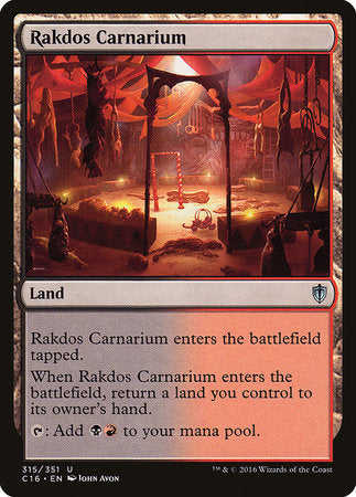 Rakdos Carnarium [Commander 2016] | Exor Games New Glasgow