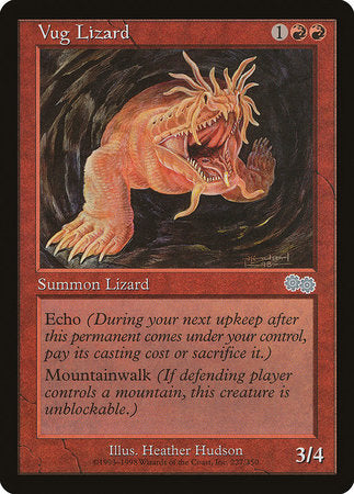 Vug Lizard [Urza's Saga] | Exor Games New Glasgow