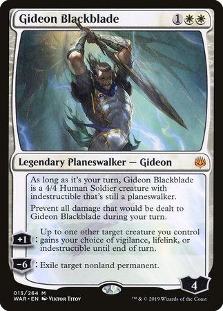 Gideon Blackblade [War of the Spark] | Exor Games New Glasgow