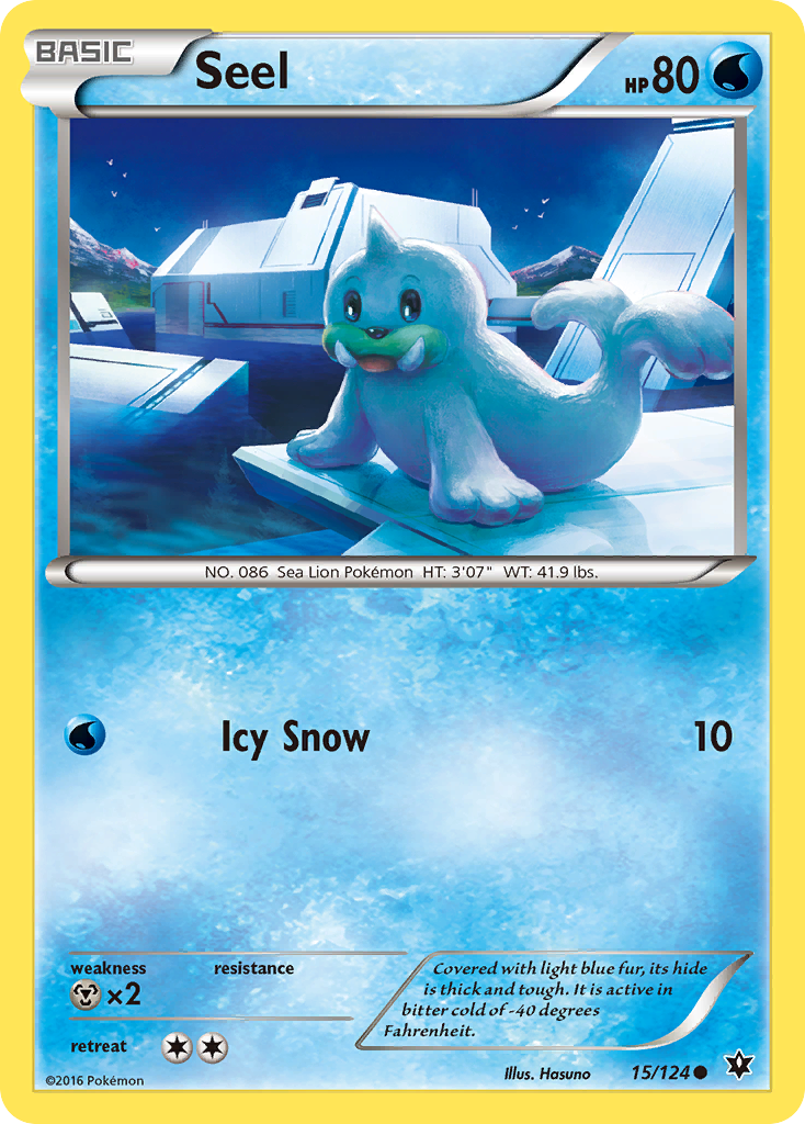 Seel (15/124) [XY: Fates Collide] | Exor Games New Glasgow