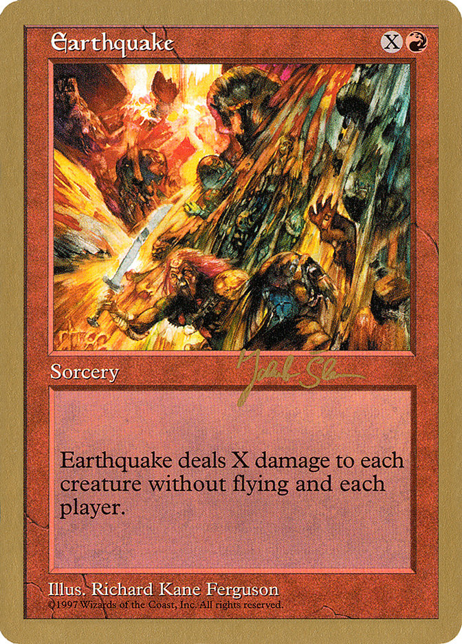 Earthquake (Jakub Slemr) [World Championship Decks 1997] | Exor Games New Glasgow