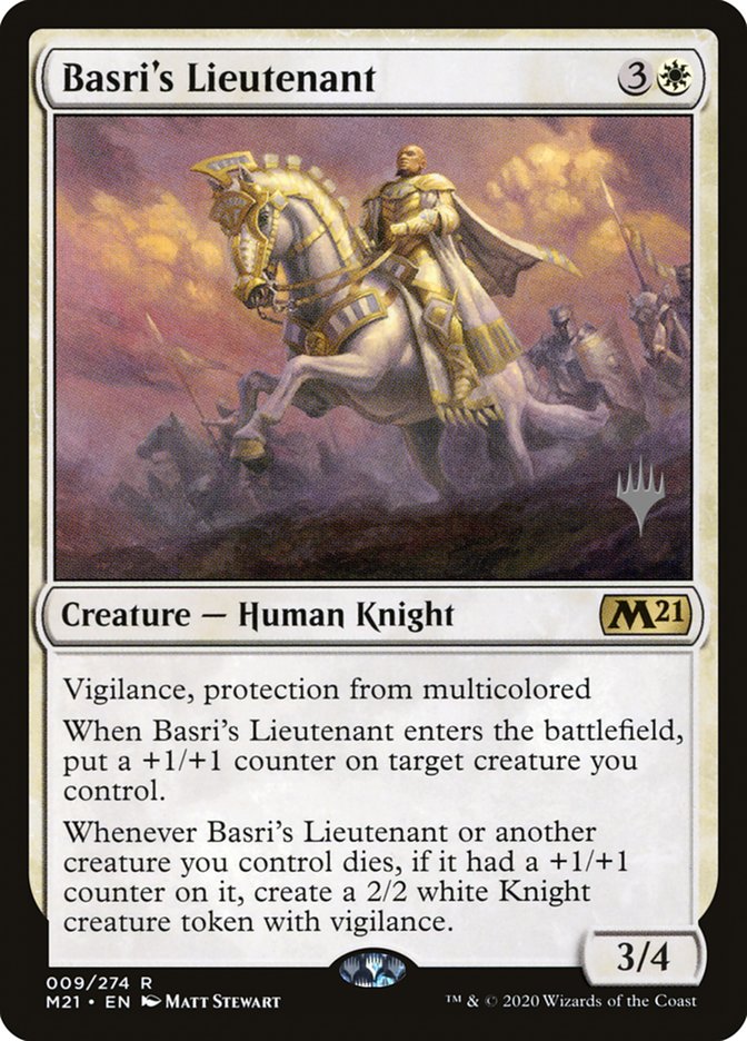 Basri's Lieutenant (Promo Pack) [Core Set 2021 Promos] | Exor Games New Glasgow