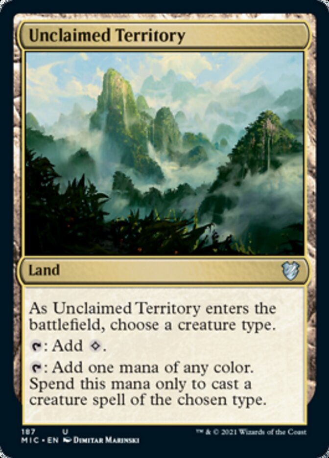 Unclaimed Territory [Innistrad: Midnight Hunt Commander] | Exor Games New Glasgow