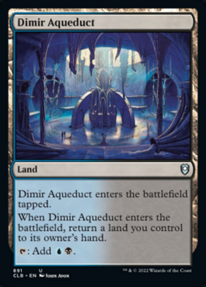 Dimir Aqueduct [Commander Legends: Battle for Baldur's Gate] | Exor Games New Glasgow