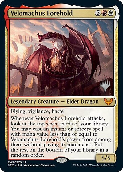 Velomachus Lorehold (Promo Pack) [Strixhaven: School of Mages Promos] | Exor Games New Glasgow