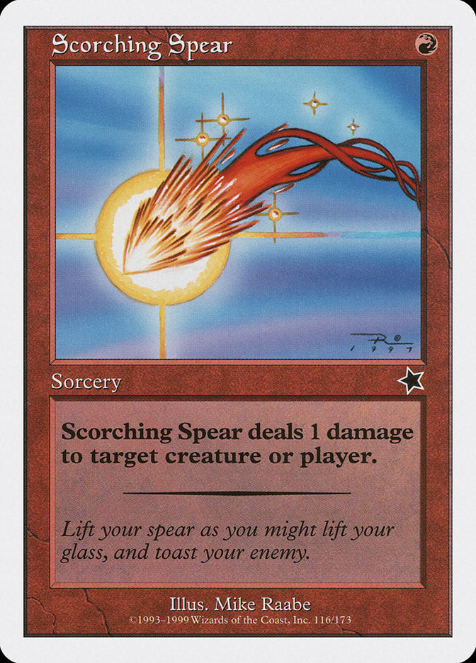 Scorching Spear [Starter 1999] | Exor Games New Glasgow