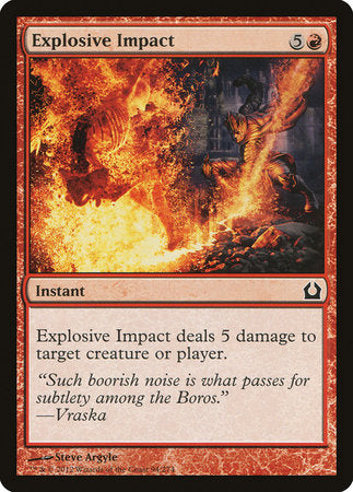 Explosive Impact [Return to Ravnica] | Exor Games New Glasgow