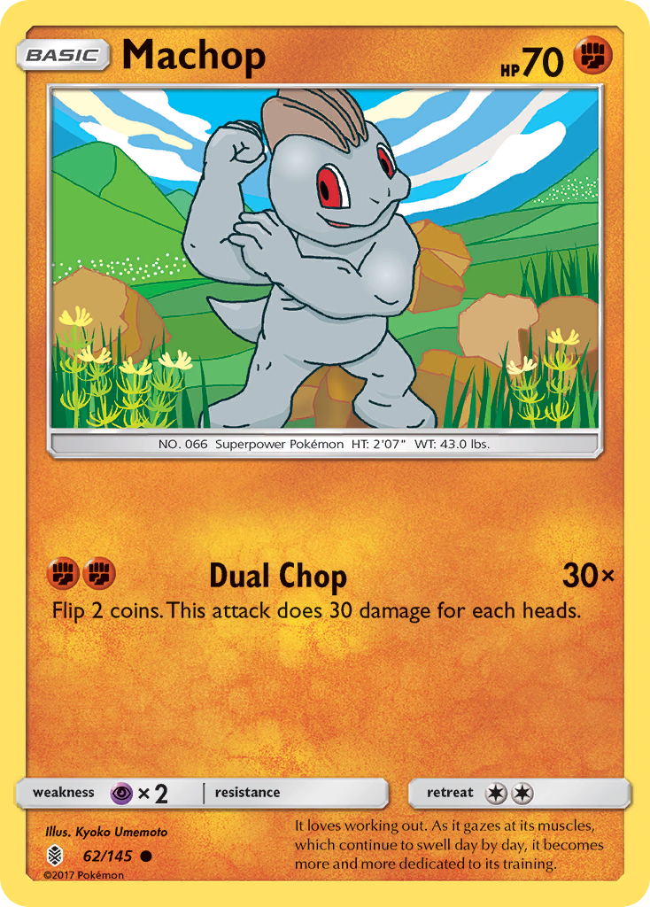 Machop (62/145) [Sun & Moon: Guardians Rising] | Exor Games New Glasgow