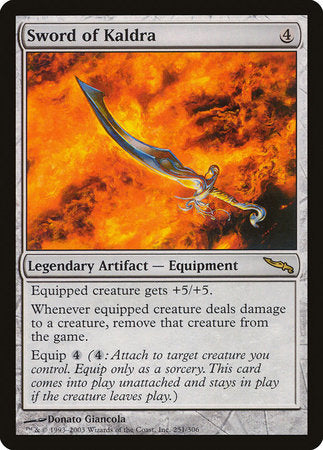 Sword of Kaldra [Mirrodin] | Exor Games New Glasgow