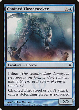 Chained Throatseeker [New Phyrexia] | Exor Games New Glasgow