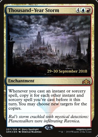 Thousand-Year Storm [Guilds of Ravnica Promos] | Exor Games New Glasgow