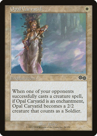 Opal Caryatid [Urza's Saga] | Exor Games New Glasgow