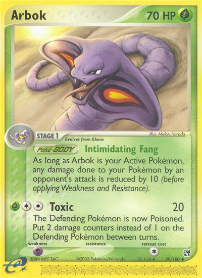 Arbok (29/100) [EX: Sandstorm] | Exor Games New Glasgow