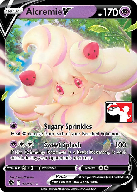 Alcremie V (22/73) [Prize Pack Series One] | Exor Games New Glasgow