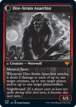 Volatile Arsonist // Dire-Strain Anarchist [Innistrad: Double Feature] | Exor Games New Glasgow