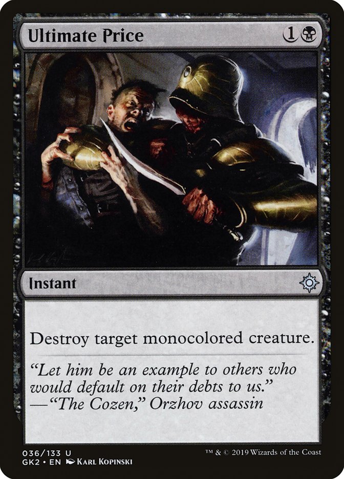 Ultimate Price [Ravnica Allegiance Guild Kit] | Exor Games New Glasgow