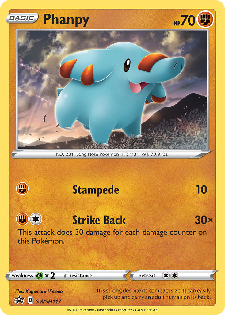 Phanpy (SWSH117) [Sword & Shield: Black Star Promos] | Exor Games New Glasgow