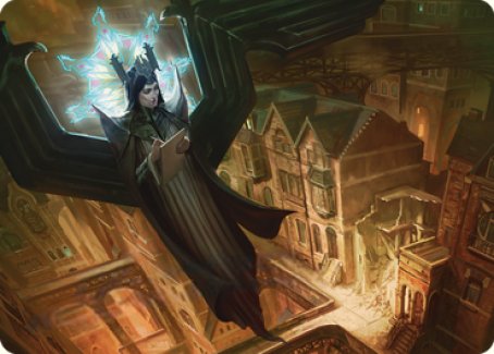 Angelic Sleuth Art Card [Streets of New Capenna Art Series] | Exor Games New Glasgow