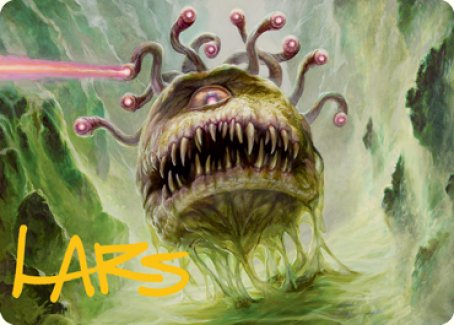 Beholder Art Card (Gold-Stamped Signature) [Dungeons & Dragons: Adventures in the Forgotten Realms Art Series] | Exor Games New Glasgow