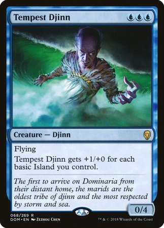 Tempest Djinn [Dominaria] | Exor Games New Glasgow