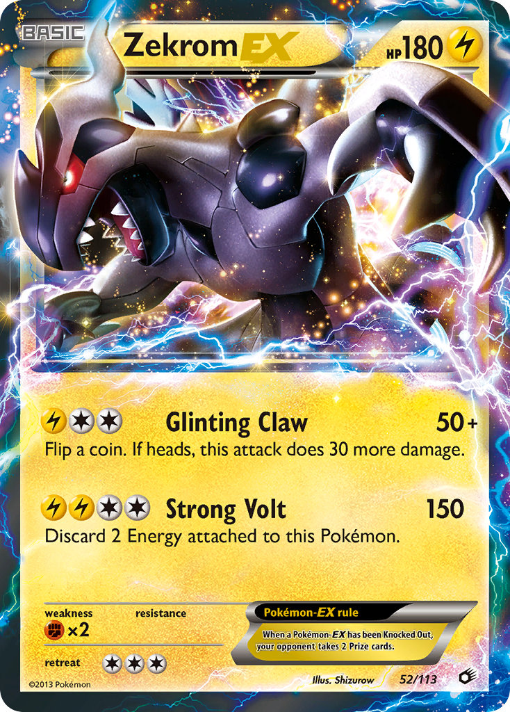 Zekrom EX (52/113) [Black & White: Legendary Treasures] | Exor Games New Glasgow