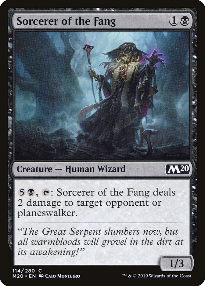 Sorcerer of the Fang [Core Set 2020] | Exor Games New Glasgow