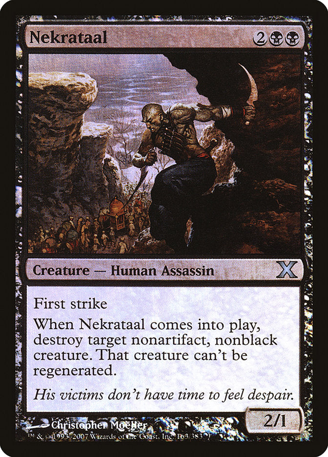 Nekrataal (Premium Foil) [Tenth Edition] | Exor Games New Glasgow