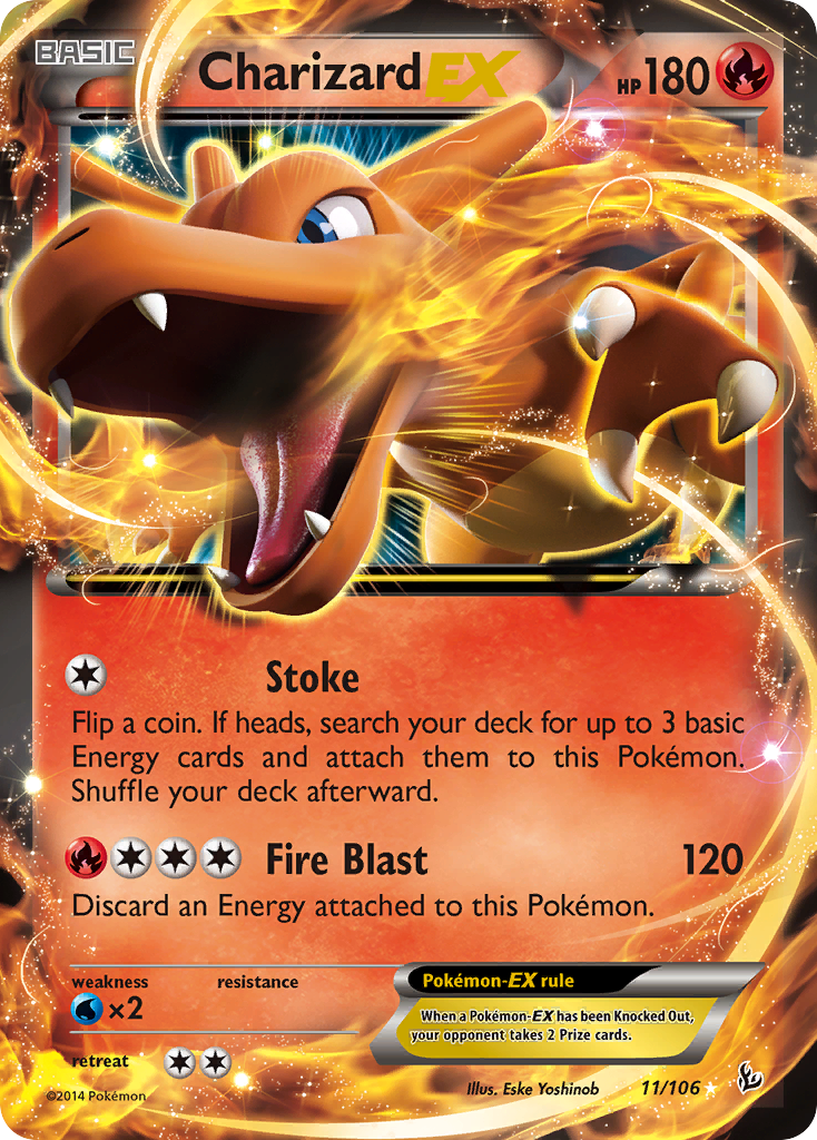 Charizard EX (11/106) [XY: Flashfire] | Exor Games New Glasgow