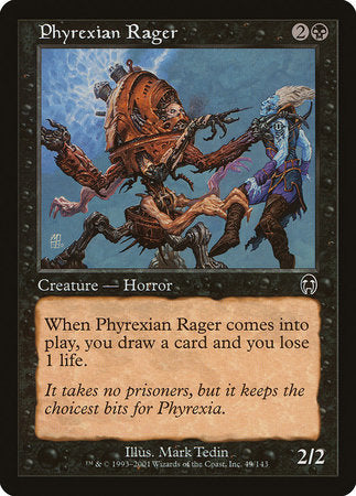 Phyrexian Rager [Apocalypse] | Exor Games New Glasgow