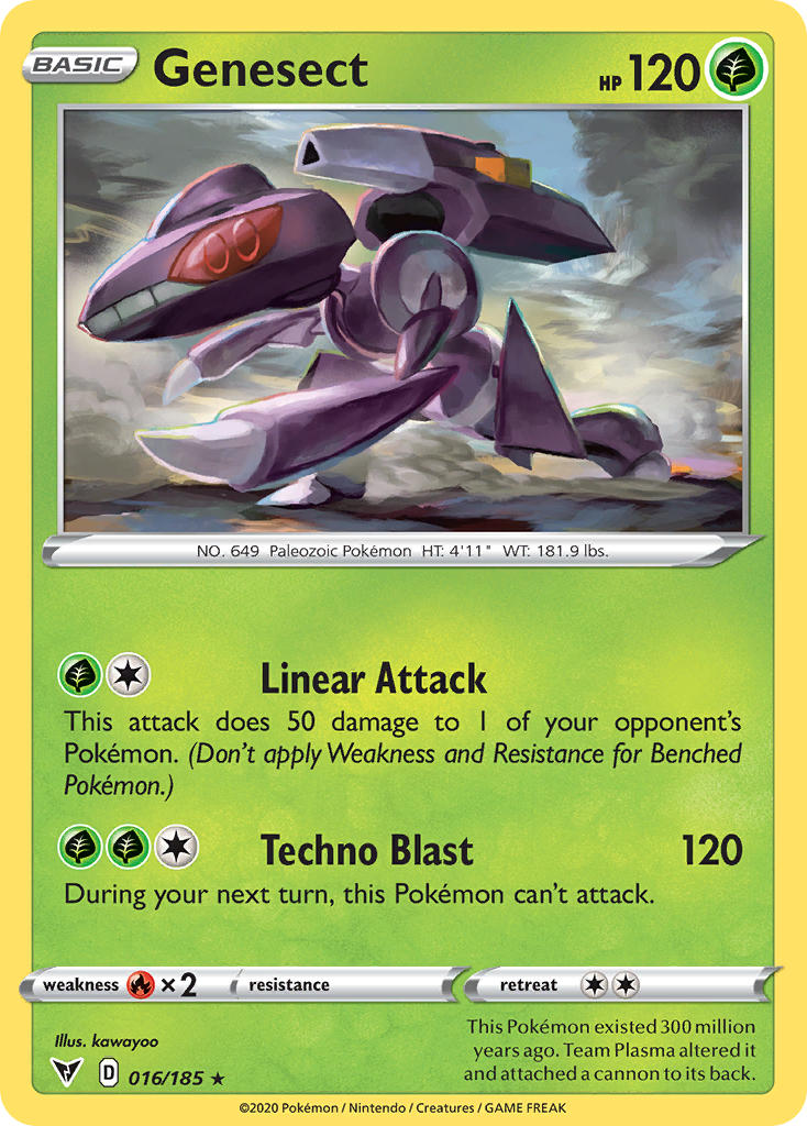 Genesect (016/185) [Sword & Shield: Vivid Voltage] | Exor Games New Glasgow