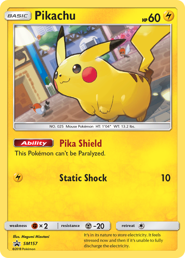 Pikachu (SM157) [Sun & Moon: Black Star Promos] | Exor Games New Glasgow