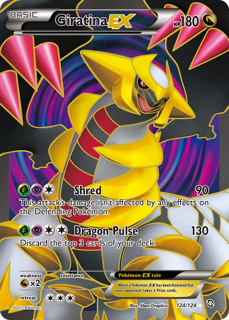 Giratina EX (124/124) [Black & White: Dragons Exalted] | Exor Games New Glasgow