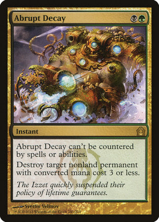 Abrupt Decay [Return to Ravnica] | Exor Games New Glasgow