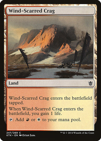 Wind-Scarred Crag [Khans of Tarkir] | Exor Games New Glasgow