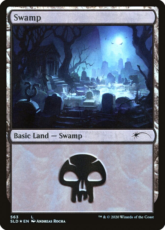 Swamp (Spooky) (563) [Secret Lair Drop Promos] | Exor Games New Glasgow